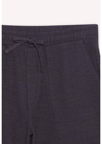 Relax Fit Beli Bağcıklı Bermuda Şort E1236AX25SM