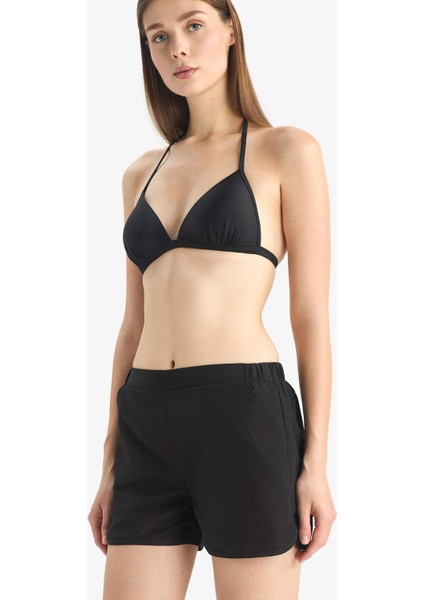 Regular Fit Deniz Şortu-Fall in Love T5639AZ25SM