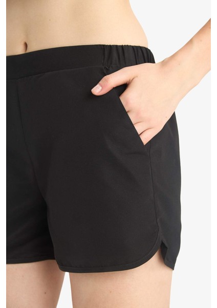 Regular Fit Deniz Şortu-Fall in Love T5639AZ25SM