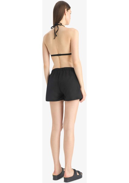 Regular Fit Deniz Şortu-Fall in Love T5639AZ25SM