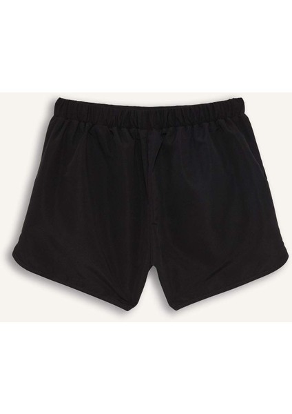 Regular Fit Deniz Şortu-Fall in Love T5639AZ25SM