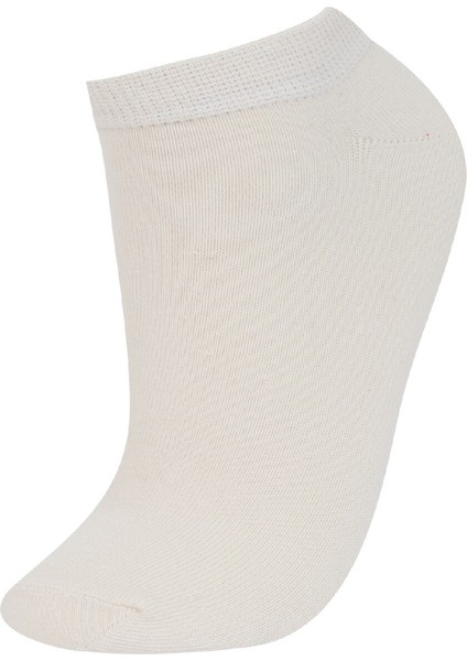 Kadın 3'lü Pamuklu Patik Çorap