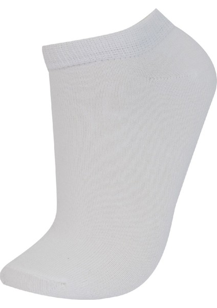 Kadın 3'lü Pamuklu Patik Çorap