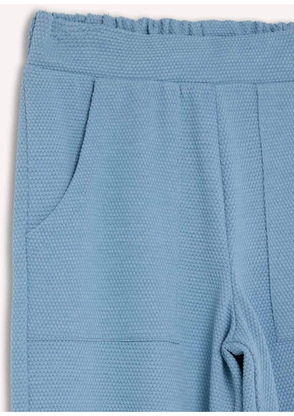 Kız Çocuk Wide Leg Geniş Bol Paça Beli Lastikli Eşofman Altı C1180A825SM