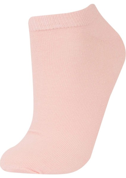 Kadın 3'lü Pamuklu Patik Çorap