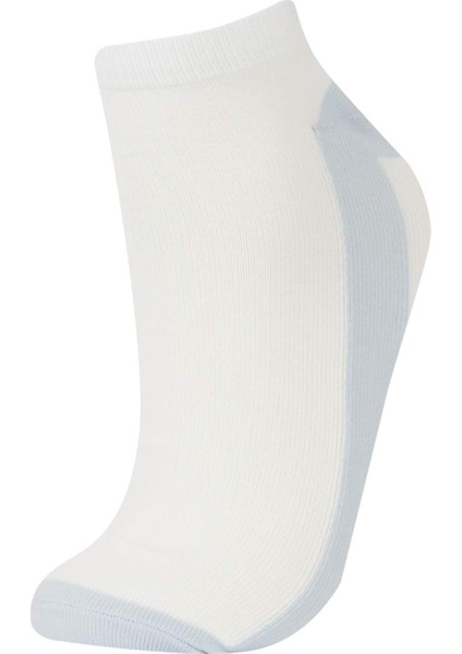 Kadın 3'lü Pamuklu Patik Çorap E2094AXNS