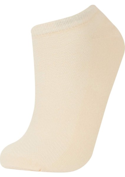 Kadın 5'li Pamuklu Patik Çorap E2128AXNS