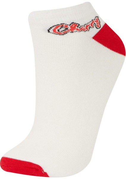 Kadın 3'lü Pamuklu Patik Çorap E2145AXNS