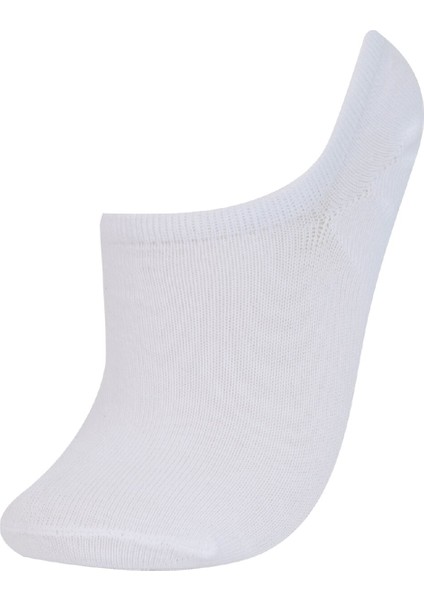 Kadın 5'li Pamuklu Sneaker Çorap E2081AXNS