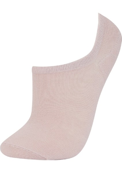 Kadın 5'li Pamuklu Sneaker Çorap E2081AXNS