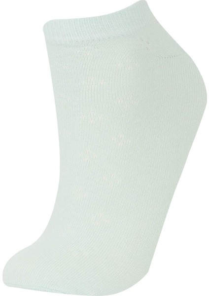 Kadın 3'lü Pamuklu Patik Çorap E2117AXNS