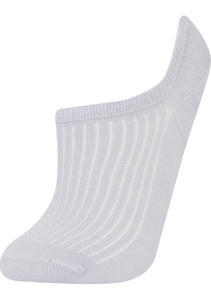 Kadın 3'lü Pamuklu Sneaker Çorap E2085AXNS