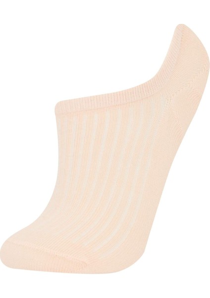 Kadın 3'lü Pamuklu Sneaker Çorap E2085AXNS