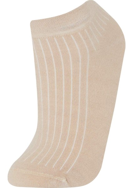 Kadın Dikişsiz 3'lü Bambu Patik Çorap E2099AXNS