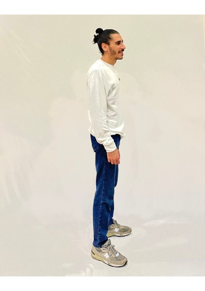 Erkek Bisiklet Yaka Rahat Kalıp 3 Iplik Kalın W.brooklyn Baskılı Sweatshirt SPR24SW31 fiyatları