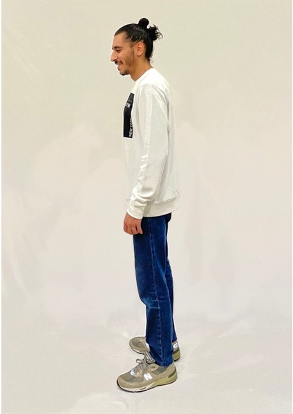 Erkek Bisiklet Yaka Rahat Kalıp 3 Iplik Kalın W.brooklyn Baskılı Sweatshirt SPR24SW31 modelleri