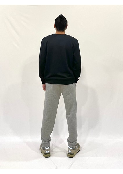 Erkek Bisiklet Yaka Rahat Kalıp 3 Iplik Kalın Tokyo Baskılı Sweatshirt SPR24SW30 fırsatları