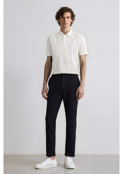 Jogger Yazlık Kumaş Pantolon Basic Düz Cepli Düz Paça D3695AX25SP