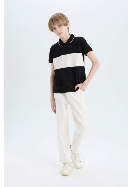 Erkek Çocuk Carrot Fit Havuç Kesim Standart Paça Gabardin Pantolon E2218A825SM