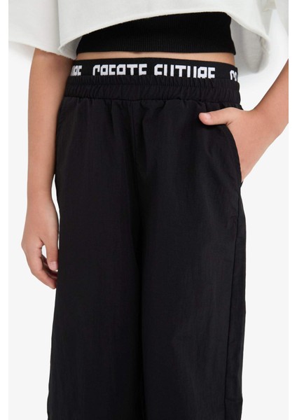 Kız Çocuk Wide Leg Geniş Paça Pamuklu Pantolon E1750A825SM