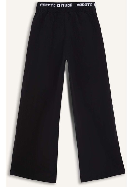 Kız Çocuk Wide Leg Geniş Paça Pamuklu Pantolon E1750A825SM