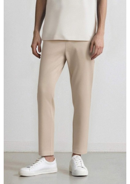 Jogger Yazlık Kumaş Pantolon Basic Düz Cepli Düz Paça D3695AX25SP