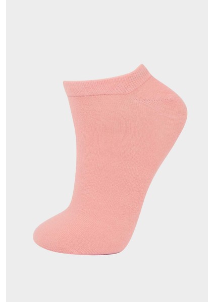 Kadın 5'li Pamuklu Patik Çorap E2170AXNS