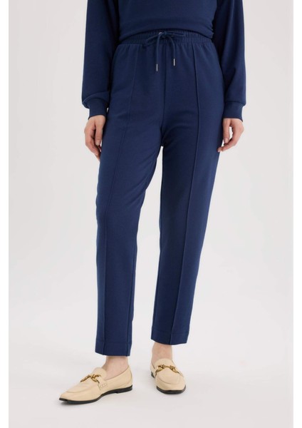 Harem Basic Düz Sweatshirt Kumaşı Pantolon D9363AX25SP