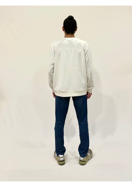Erkek Bisiklet Yaka Rahat Kalıp 3 Iplik Kalın Tokyo Baskılı Sweatshirt SPR24SW30 fırsatları