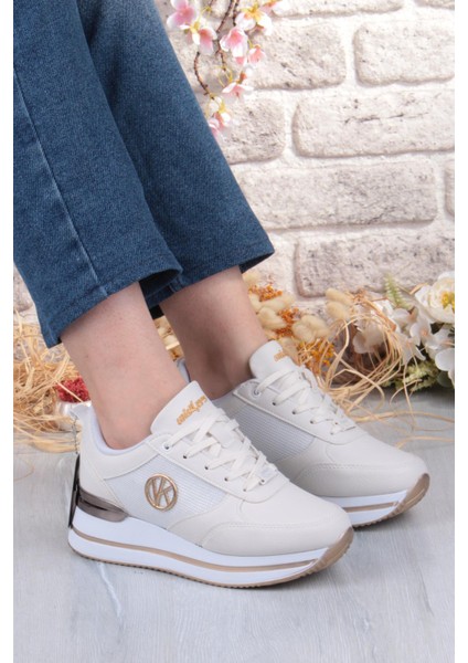2927 Wks Rahat Hafif Kalın Taban Kadın Spor Ayakkabı