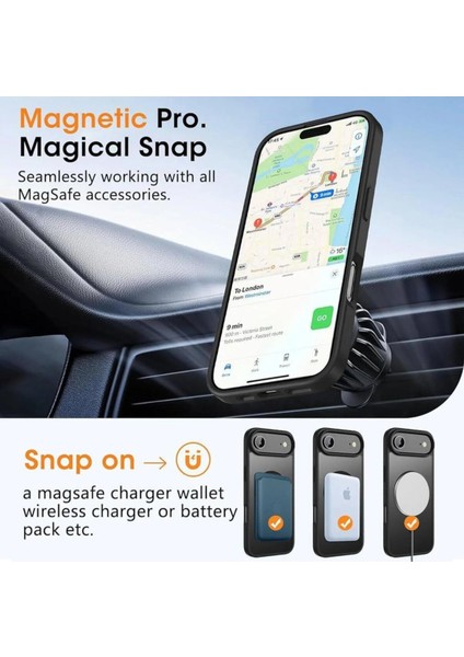 iPhone 17 Air Kılıf Magsafe Manyetik Şarj Mat Buzlu Şeffaf Renkli Hassas Buton Kamera Korumalı Kapak modelleri