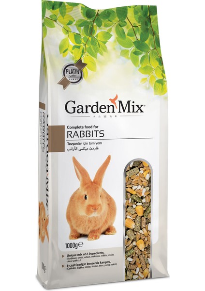 Zengezur Gardenmix Platin Tavşan Yemi 1kg