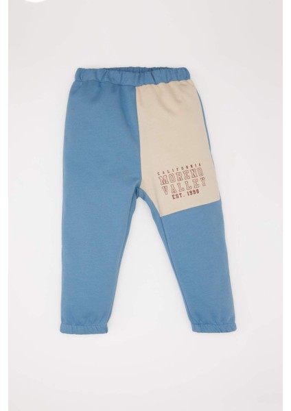 Erkek Bebek 2'li Takım Yaka Sweatshirt Beli Lastikli Eşofman Altı E0324A525SP