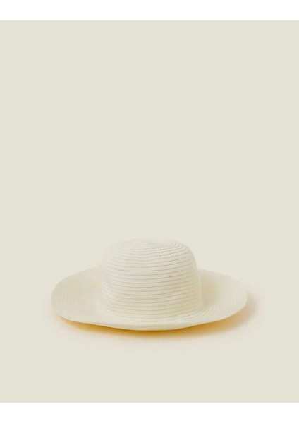 Düz Katlanabilir Hasır Şapka