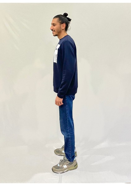 Erkek Bisiklet Yaka Rahat Kalıp 3 Iplik Kalın W.brooklyn Baskılı Sweatshirt SPR24SW31 modelleri