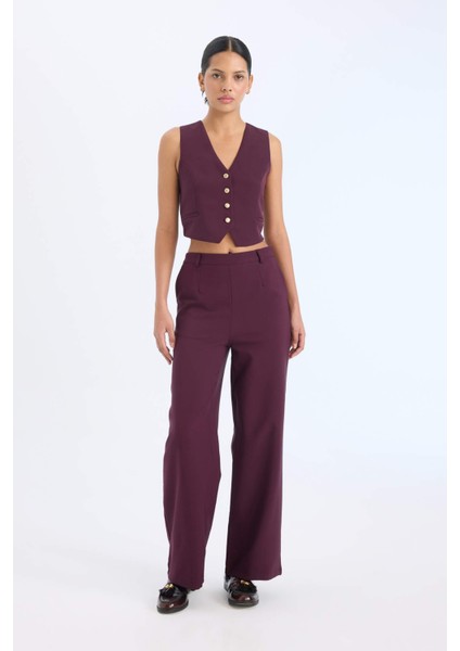 Regular Fit V Yaka Blazer Yelek E2364AX24AU