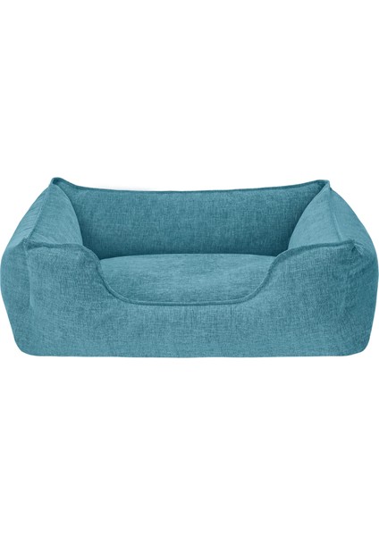 Zengezur Pet Comfort Alpha Mirandus Turkuaz Köpek Yatağı M 65X80CM