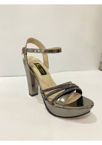 Abiye Ayakkabı Gece Ayakkabısı Stiletto Bilekten Bağlamalı Topuklu Kalın Topuklu Ayakkabı Platform Topuk Ince Topuk Sandalet Rugan Ayakkabı Klasik Topuklu Düz Deri Ayakkabı