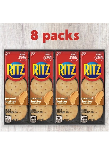 Peanut Butter Sandwich Kraker 8 Paket 312 Gr.