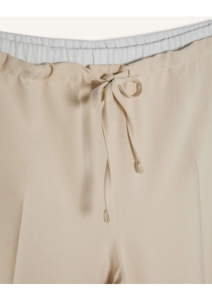 Wide Leg Kumaş Pantolon Normal Bel Geniş Cepli Pensli Bol Paça E2470AX24WN