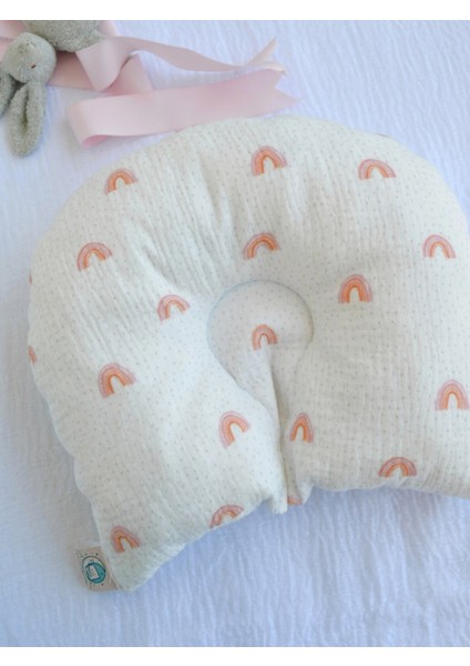 Bebek Konfor Yastığı - Bebek Yastığı, Oval , %100 Müslin Bebek Düz Kafa Yastığı fiyatları