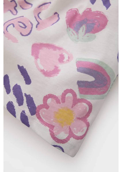 Kız Bebek Desenli Kolsuz Yazlık Elbise C0074A525HS