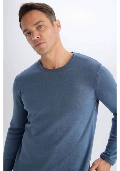 Relax Fit Bisiklet Yaka Triko Kazak D3278AX24WN