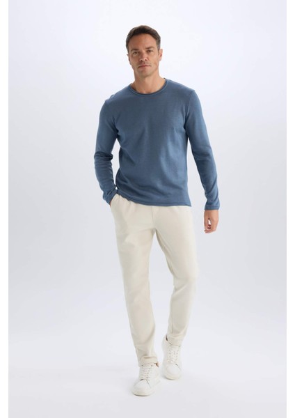 Relax Fit Bisiklet Yaka Triko Kazak D3278AX24WN