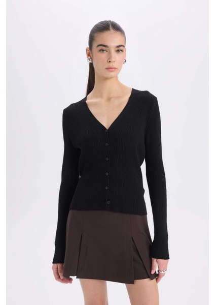 Yüksek Bel Pileli Casual Klasik Şort Etek C7340AX24WN