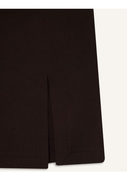 Yüksek Bel Pileli Casual Klasik Şort Etek C7340AX24WN