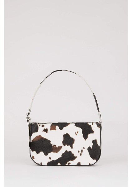 Kadın Suni Deri Desenli Omuz Çantası E2829AXNS