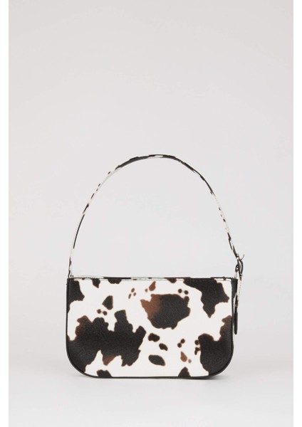 Kadın Suni Deri Desenli Omuz Çantası E2829AXNS