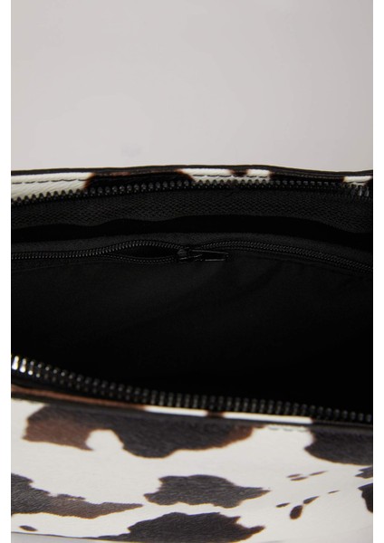 Kadın Suni Deri Desenli Omuz Çantası E2829AXNS