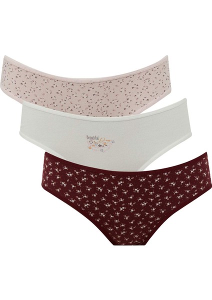 3'lü Paketli Slip Külot-Fall in Love E2476AX24WN